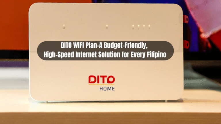 DITO WiFi Plan-A Budget-Friendly, High-Speed Internet Solution for Every Filipino