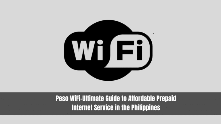 Peso WiFi-Ultimate Guide to Affordable Prepaid Internet Service in the Philippines