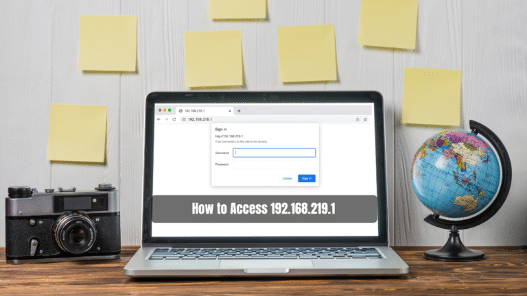 How to Access 192.168.219.1
