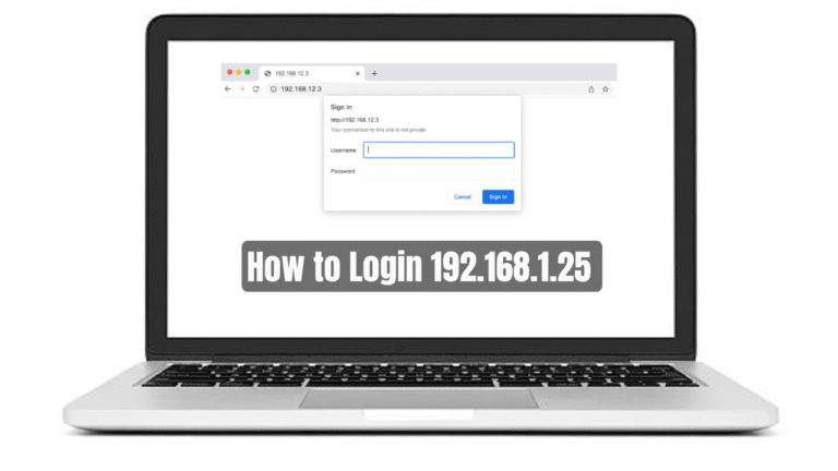 How to Login 192.168.1.25