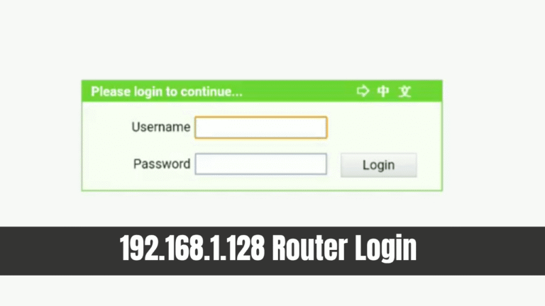 192.168.1.128 Router Login