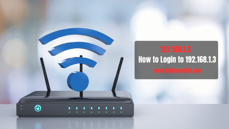 192.168.1.3 How to Login to 192.168.1.3