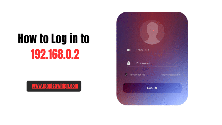How to Login to 192.168.0.2?