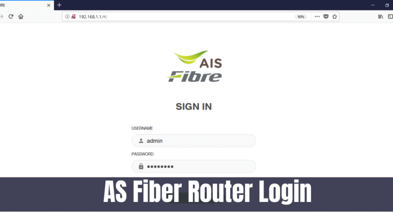 AS Fiber Router Login