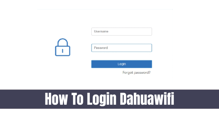 How To Login Dahuawifi